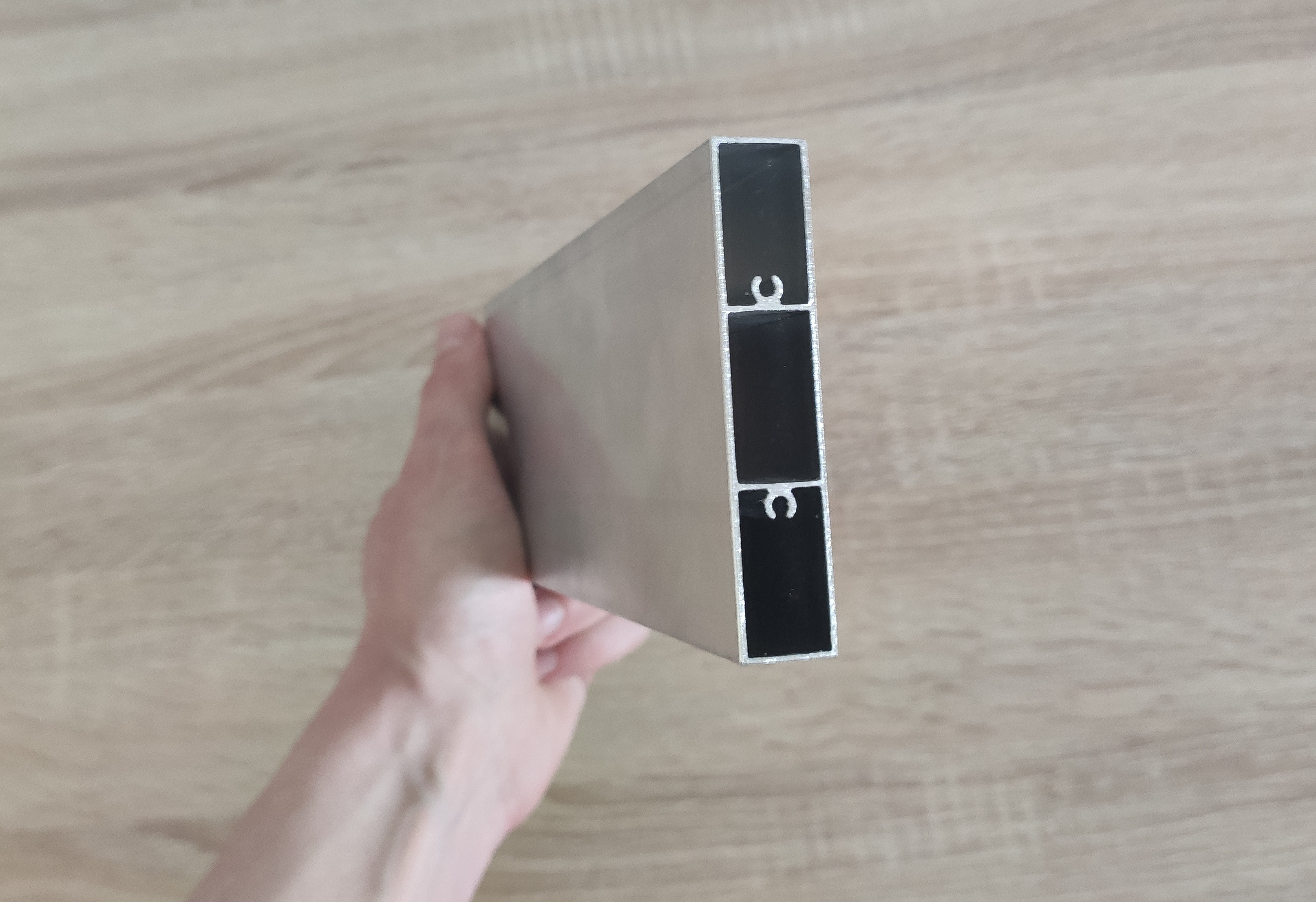 Aluminiumlamelle, rechteckig