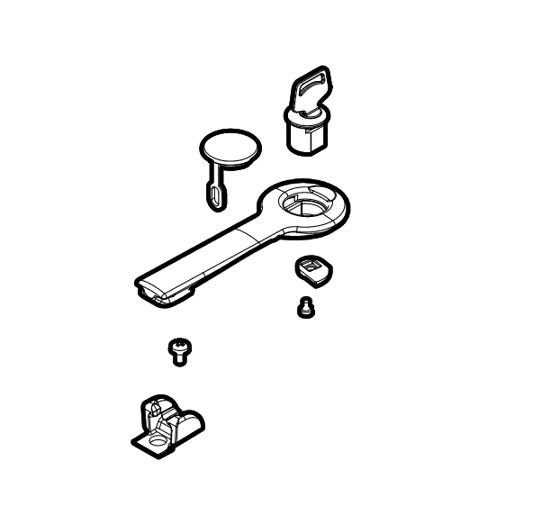Entriegelungsklappe