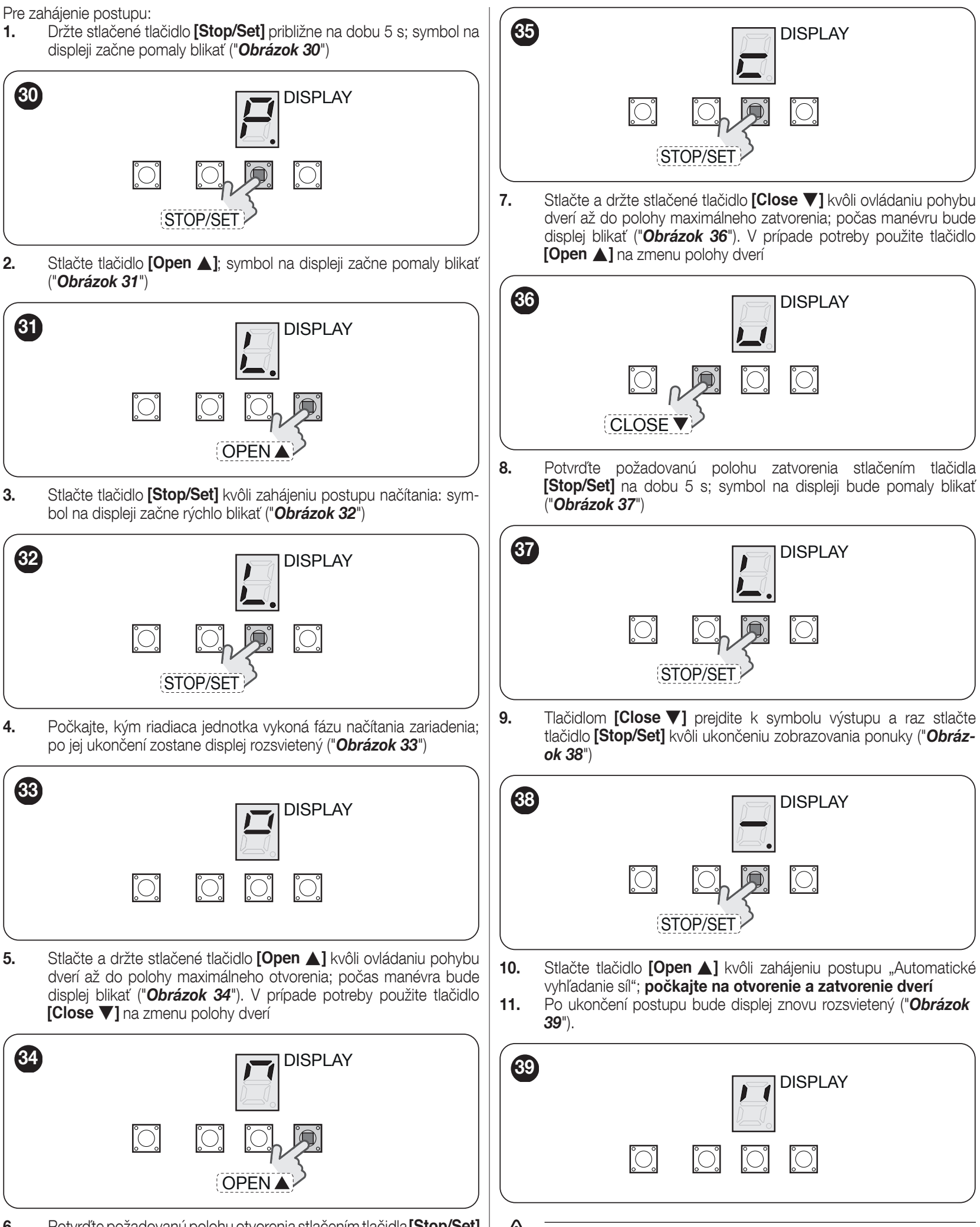 Tasten und Symbole beim Einlernen der Geräte und Positionen des SPIDO600