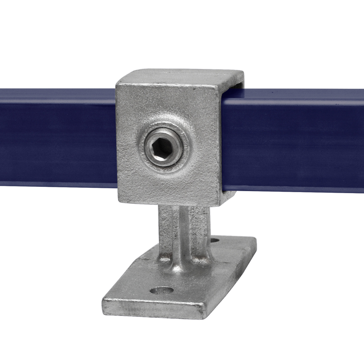 Halterung für Vierkantrohr 40x40mm zur Wandbefestigung