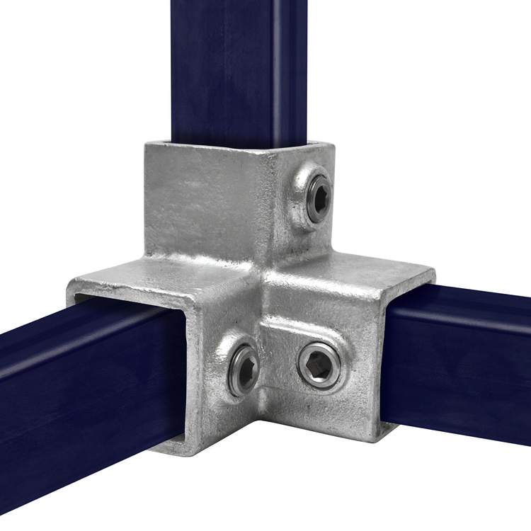 Rohverbinder für Vierkantrohr 40x40mm