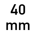 Rollen mit Ø 40 mm
