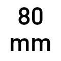 Laufrollen mit Ø 80 mm