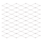 Drahtseilnetze mit einer Maschenweite von 50x50 mm