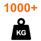 Tor mit einem Gewicht von über 1000 kg