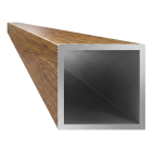 Pfosten – Aluminium in Holzdekor