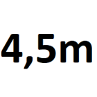 Durchfahrtsbreite bis 4,5 m