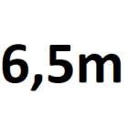 Durchfahrtsbreite bis 6,5 m