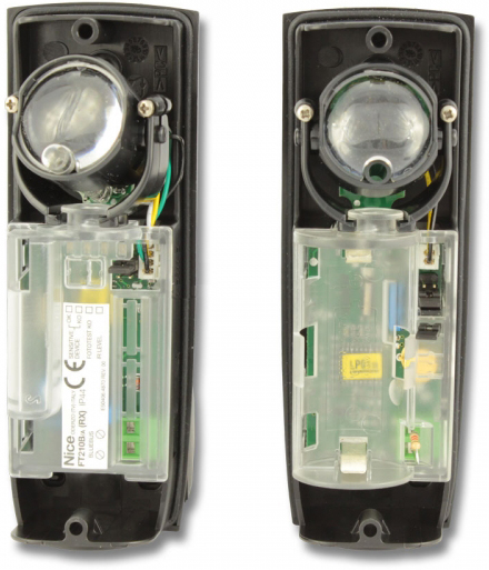 Innenansicht der Lichtschranken FT210B