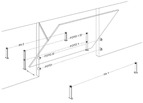 Anschluss der Lichtschranke bei einem Schwingtor Anschluss der Lichtschranke bei einem Schwingtor