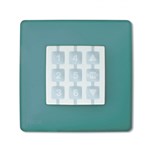 NICE NiceWay Opla Opla-S WSS quadratische Tasterabdeckung, Farbe Meerwasser