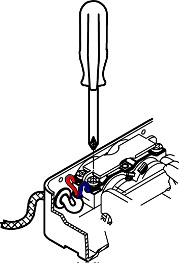 Verkabelung des Elektroschlosses NICE PLA10, PLA11