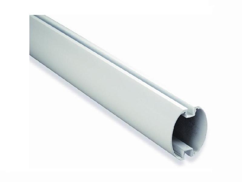Weiß lackierter Aluminium-Schrankenbaum 