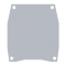 Abdeckkappe für C-Profil 95x106 mm