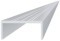Aluminium-Befestigungsprofil für Lamellen, U-Form, Breite 50 mm, AL-UP3, 3 m