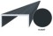 Aluminium-Befestigungsprofil für Lamellen, U-Form, Breite 50 mm, AL-UP3, Anthrazit RAL7016, 3 m