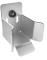 Unterer Anschlag für C-Profil 73x61x3,5