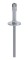 Mittelflansch für eine Fassadenseilwand, Wandabstand 100 mm